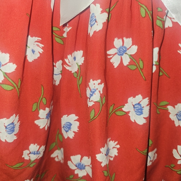 Lilt Red and White Scoop Neck Sundress - Picture 3 of 8